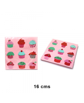 SERVILLETA CUP CAKE/180
