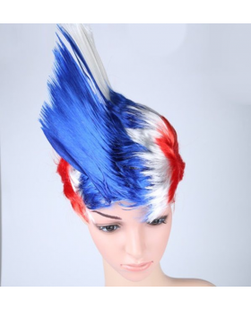 PELUCA PUNK TRICOLOR CHILE/60