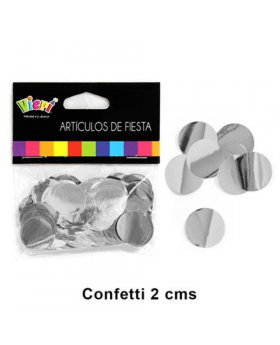 CONFETTI FOIL SILVER/600