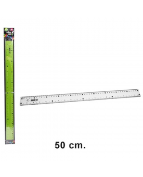 REGLA PLASTICA 50CM NUOVO /288