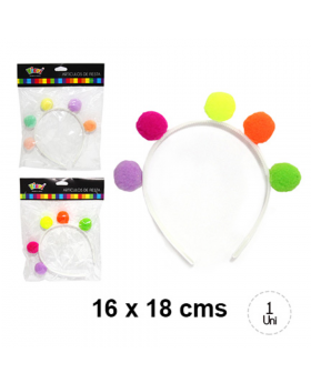 SET CINTILLO POMPOM MIX X 6/600