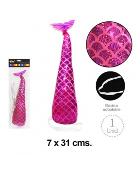 COLA SIRENA FUXIA
