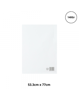 CARTULINA ARTETOP 53,3X77CM 140GRS BLANCA /300