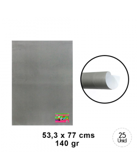 CARTULINA ARTETOP GRIS 53,3x77CM ST 25U /12
