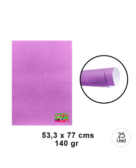 CARTULINA ARTETOP LILA 53.3X77CM ST 25U /12