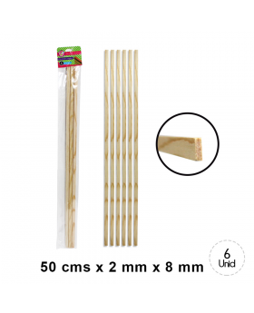 PALO MAQUETA 2x8MM SET6U /180
