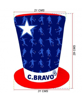 GORRO CHILE C. BRAVO/60