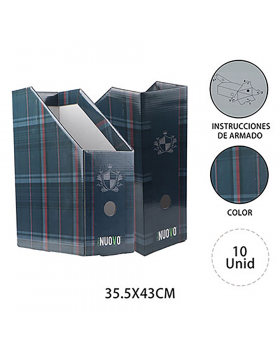 CAJA REVISTERO NUOVO SCOTTISH VERDE /100