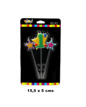 SET VELA PINCHO X 3 N° 1 X 12/ 144