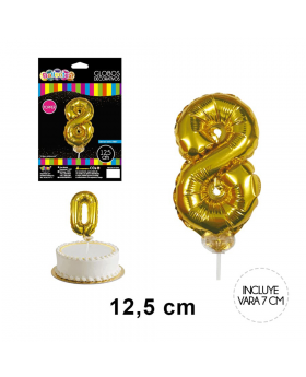 GLOBOS HELIO + VARA NUMERO 8 / 500