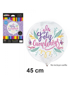 GLOBOS ESTAM. TRANSPARENTE 004 1UN/600